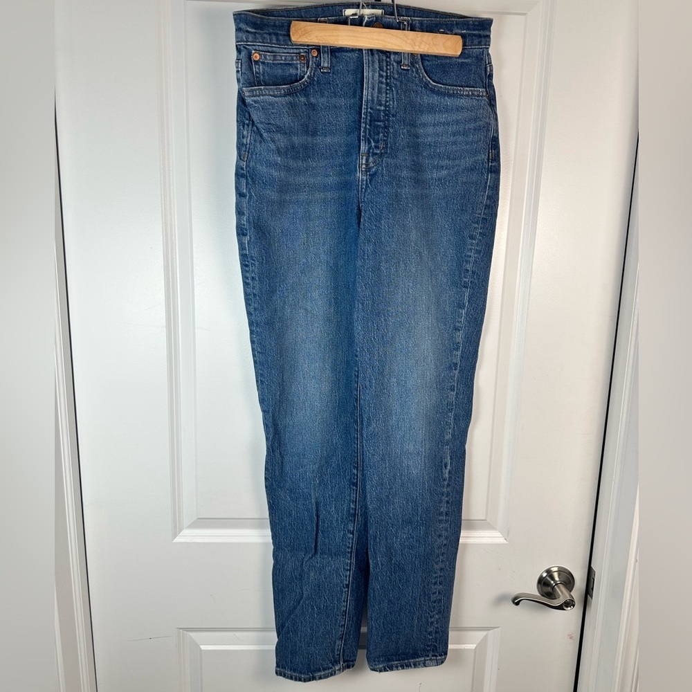 Madewell The Perfect Vintage Jean 28T Tall High Rise Straight Leg Denim - Picture 4 of 10